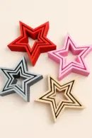Weihnachtssterne im 3er Set – Deko zum Selbstgestalten