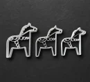 Ausstechform Dalapferd