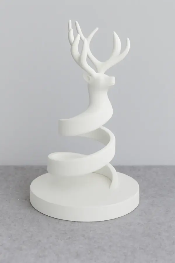 Rentier Kerzenhalter – Spiralform – Bild 3