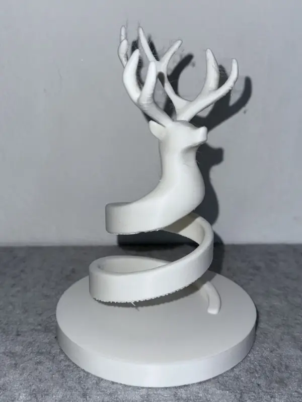 Rentier Kerzenhalter – Spiralform – Bild 5