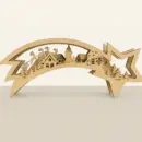 Sternschnuppe Weihnachtsstern – Winterdeko Gesamtansicht
