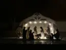 Weihnachtskrippe mit detailreichen Figuren – LED-Beleuchtung