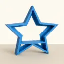 Weihnachtsstern 25,5 cm mit Platte