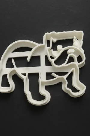 Ausstechform Englische Bulldogge – Detailansicht