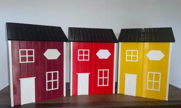 Briefkasten im Schwedenhausstil mit Schublade