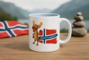 Norwegen Tasse Elchmotivfür Skandinavienfreunde