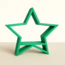 Weihnachtsstern 25,5 cm mit Platte