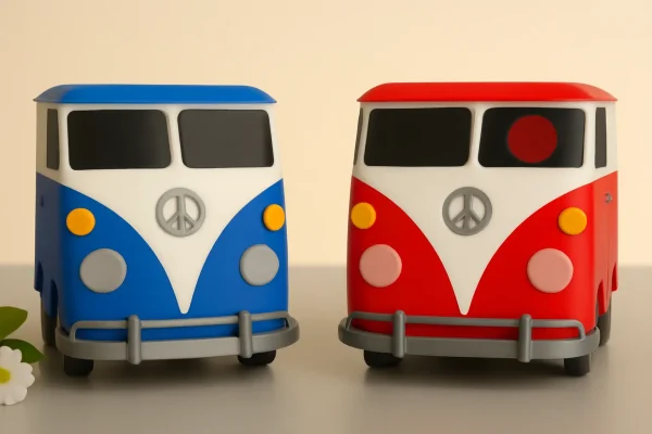 Vogelhaus/Nistkasten Campervan Kultbus im Garten