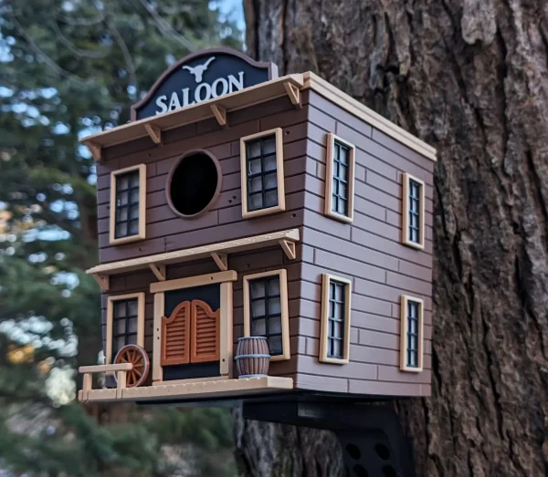 Vogelhaus/Nistkasten Saloon im Garten