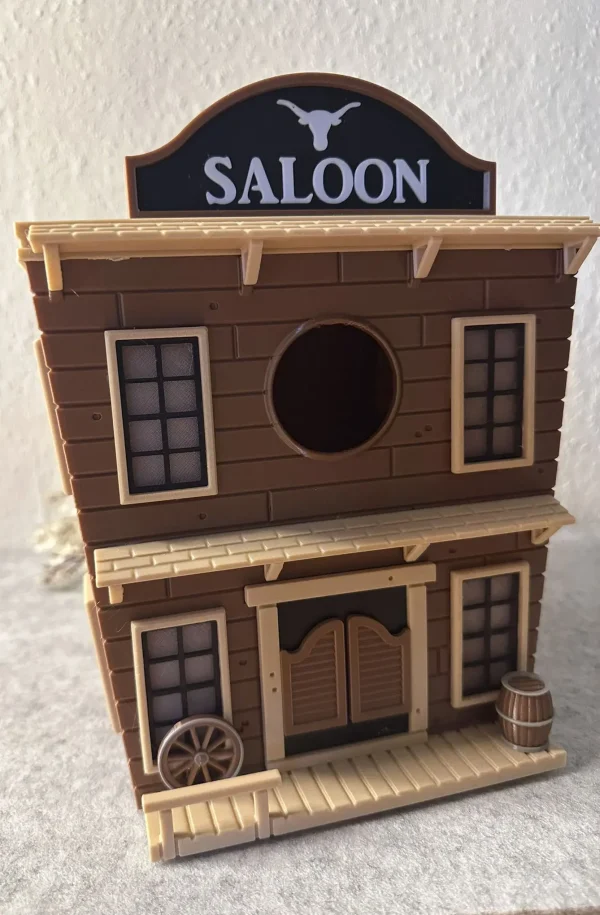 Detailansicht Vogelhaus/Nistkasten Saloon